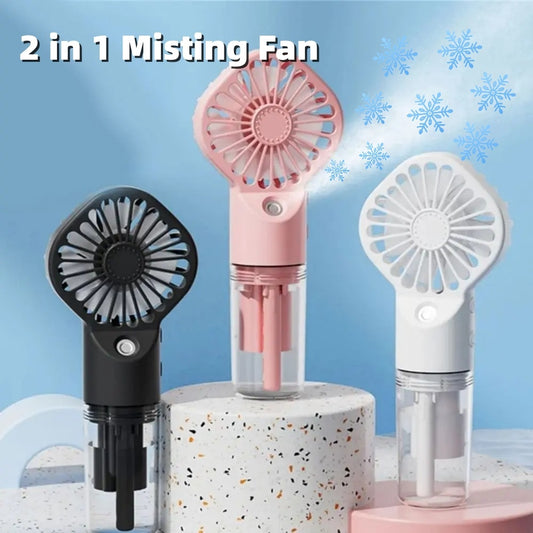 Strong Power Spray Humidification Small Mist Van Humidification USB Charges portable ventilateur glacial et Supplément d'eau de ventilateur rafraîchissant